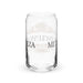 Mi Dieta Incluye Cerveza Exclusive Art Piece Can-Shaped Glass Home Office Work Mexican Spanish Pride Gift Cup One-Of-A-Kind Calligraphy Glass | M19 Mexicada