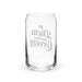 Mi Dieta Incluye Cerveza Exclusive Art Piece Can-Shaped Glass Home Office Work Mexican Spanish Pride Gift Cup One-Of-A-Kind Calligraphy Glass | M27 Mexicada