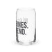 Ni Es Viernes, Pero Bueno Exclusive Art Piece Can-Shaped Glass Home Office Work Mexican Spanish Pride Gift Cup One-Of-A-Kind Calligraphy Glass | N22 Mexicada