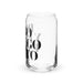 Bebo Y Luego Existo Exclusive Art Piece Can-Shaped Glass Home Office Work Mexican Spanish Pride Gift Cup One-Of-A-Kind Calligraphy Glass | B29 Mexicada