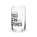 Este Vaso Viene Con Superpoderes Exclusive Art Piece Can-Shaped Glass Home Office Work Mexican Spanish Pride Gift Cup One-Of-A-Kind Calligraphy Glass | E4 Mexicada