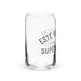 Este Vaso Viene Con Superpoderes Exclusive Art Piece Can-Shaped Glass Home Office Work Mexican Spanish Pride Gift Cup One-Of-A-Kind Calligraphy Glass | E5 Mexicada