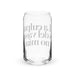 La Culpa Es Del Vaso, No Mía Exclusive Art Piece Can-Shaped Glass Home Office Work Mexican Spanish Pride Gift Cup One-Of-A-Kind Calligraphy Glass | L17 Mexicada