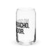 No Soy Borracho, Soy Catador Exclusive Art Piece Can-Shaped Glass Home Office Work Mexican Spanish Pride Gift Cup One-Of-A-Kind Calligraphy Glass | N7 Mexicada