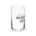 No Soy Borracho, Soy Catador Exclusive Art Piece Can-Shaped Glass Home Office Work Mexican Spanish Pride Gift Cup One-Of-A-Kind Calligraphy Glass | N9 Mexicada