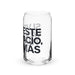 Si Ves Este Vaso Vacío, Trae Más Exclusive Art Piece Can-Shaped Glass Home Office Work Mexican Spanish Pride Gift Cup One-Of-A-Kind Calligraphy Glass | S3 Mexicada