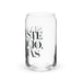 Si Ves Este Vaso Vacío, Trae Más Exclusive Art Piece Can-Shaped Glass Home Office Work Mexican Spanish Pride Gift Cup One-Of-A-Kind Calligraphy Glass | S23 Mexicada