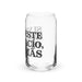 Si Ves Este Vaso Vacío, Trae Más Exclusive Art Piece Can-Shaped Glass Home Office Work Mexican Spanish Pride Gift Cup One-Of-A-Kind Calligraphy Glass | S51 Mexicada