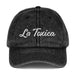 Embroidered La Toxica Spanish Mexican Bingo Game Funny Toxic Vintage Twill Cap Mexicada Black