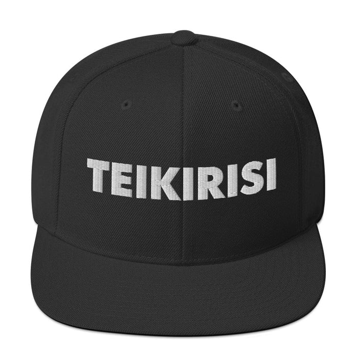 Embroidered Teikirisi - Take It Easy Funny Spanish Saying Classic Snapback Hat Mexicada Black