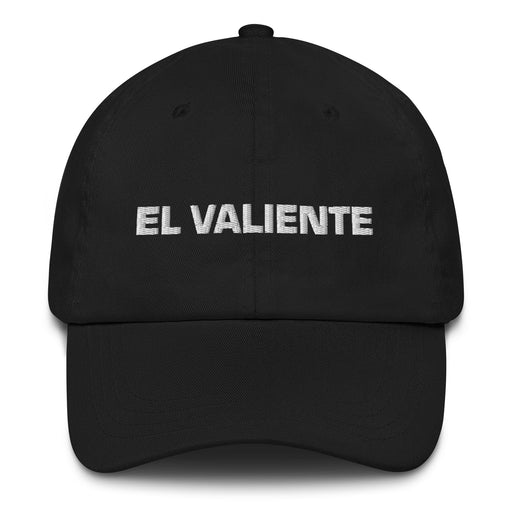 El Valiente Mexican Spanish Pride Gift Regalo Dad Hat Mexicada Black