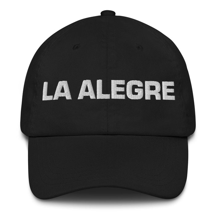 La Alegre The Cheerful One Mexican Spanish Pride Gift Regalo Dad Hat Mexicada Black