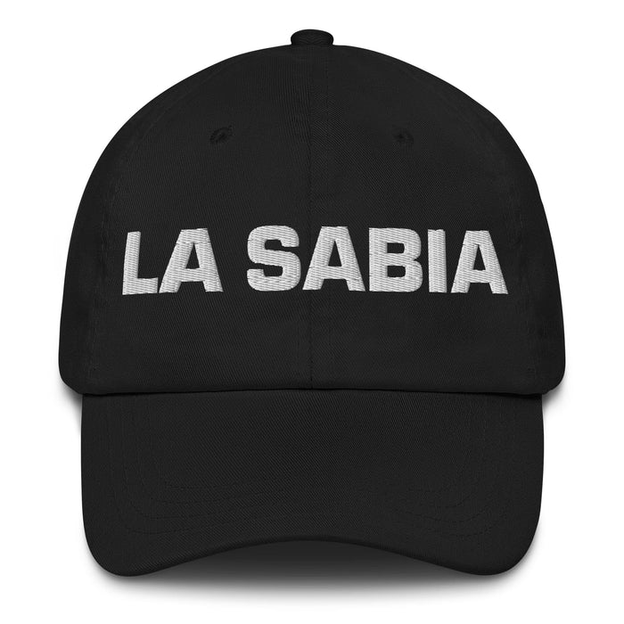 La Sabia The Wise One Mexican Spanish Pride Gift Regalo Dad Hat Mexicada Black