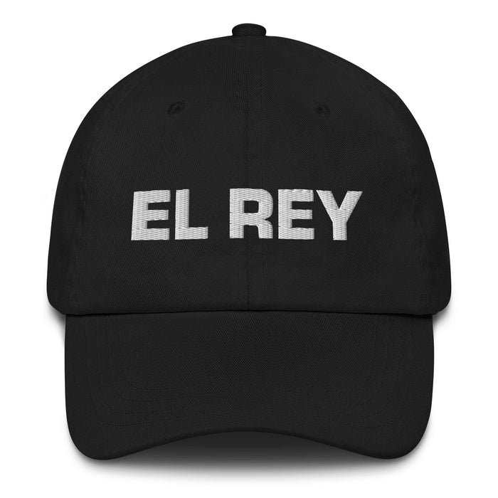 El Rey The King Mexican Spanish Pride Gift Regalo Dad Hat Mexicada Black