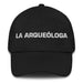 La Arqueóloga The Archaeologist Mexican Spanish Pride Gift Regalo Dad Hat Mexicada Black