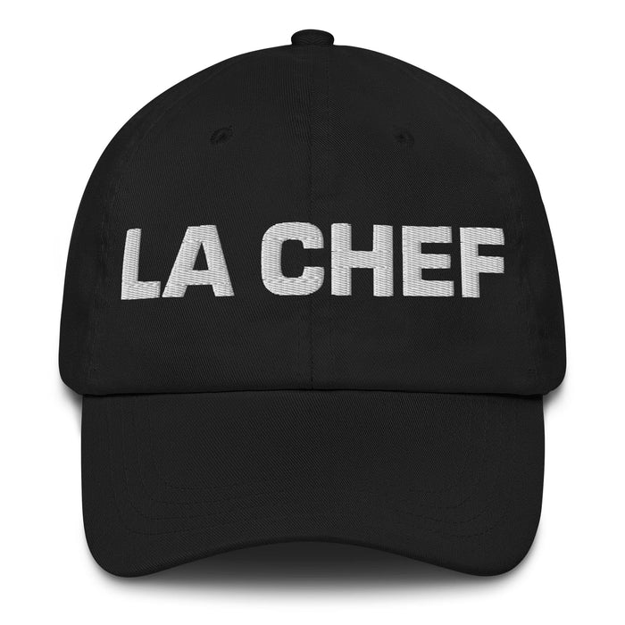 La Chef The Chef Mexican Spanish Pride Gift Regalo Dad Hat Mexicada Black