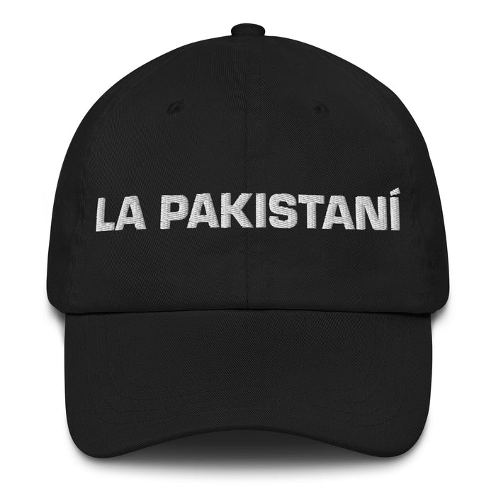 La Pakistaní The Pakistani Mexican Spanish Pride Gift Regalo Dad Hat Mexicada Black