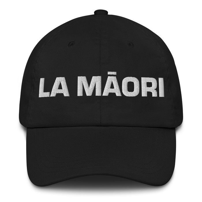 La Māori The Māori Mexican Spanish Pride Gift Regalo Dad Hat Mexicada Black