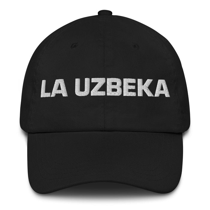 La Uzbeka The Uzbek Mexican Spanish Pride Gift Regalo Dad Hat Mexicada Black