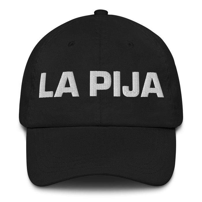 La Pija The Snob Mexican Spanish Pride Gift Regalo Dad Hat Mexicada Black