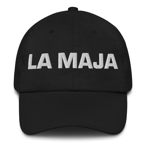 La Maja The Nice One Mexican Spanish Pride Gift Regalo Dad Hat Mexicada Black