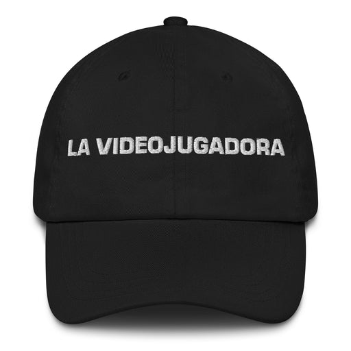 La Videojugadora The Gamer Mexican Spanish Pride Gift Regalo Dad Hat Mexicada Black