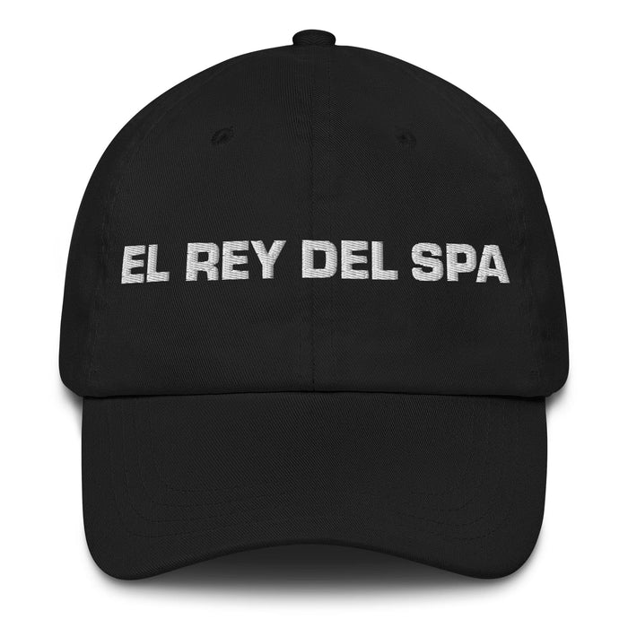 El Rey Del Spa The Spa Queen / King Mexican Spanish Pride Gift Regalo Dad Hat Mexicada Black