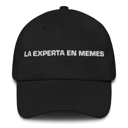 La Experta En Memes The Meme Expert Mexican Spanish Pride Gift Regalo Dad Hat Mexicada Black