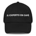 El Experto En Café The Coffee Expert Mexican Spanish Pride Gift Regalo Dad Hat Mexicada Black