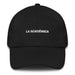 La Académica The Academic Mexican Spanish Pride Gift Regalo Dad Hat Mexicada Black