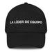 La Líder De Equipo The Team Leader Mexican Spanish Pride Gift Regalo Dad Hat Mexicada Black