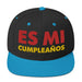 Embroidered Es Mi Cumpleanos It's My Birthday Funny Party Supplies Snapback Hat Mexicada Black/ Teal