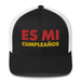 Embroidered Es Mi Cumpleanos It's My Birthday Funny Party Supplies Retro Trucker Hat Mexicada Black/ White