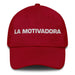 La Motivadora The Motivator Mexican Spanish Pride Gift Regalo Dad Hat Mexicada Cranberry