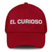 El Curioso The Curious One Mexican Spanish Pride Gift Regalo Dad Hat Mexicada Cranberry