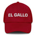 El Gallo Mexican Spanish Pride Gift Regalo Dad Hat Mexicada Cranberry