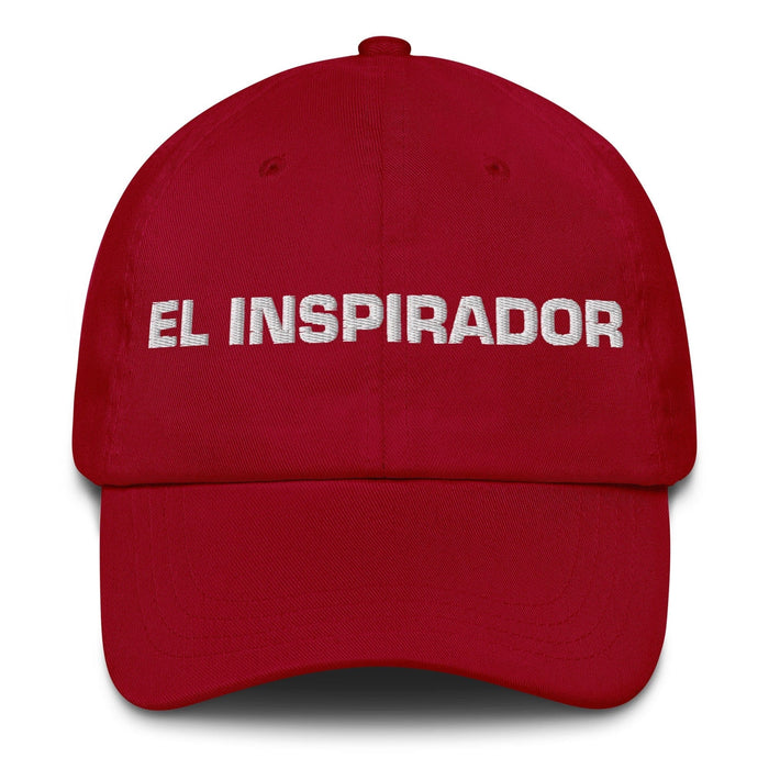 El Inspirador Mexican Spanish Pride Gift Regalo Dad Hat Mexicada Cranberry