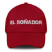 El Soñador The Dreamer Mexican Spanish Pride Gift Regalo Dad Hat Mexicada Cranberry