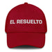 El Resuelto The Determined One Mexican Spanish Pride Gift Regalo Dad Hat Mexicada Cranberry