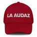 La Audaz The Bold One Mexican Spanish Pride Gift Regalo Dad Hat Mexicada Cranberry