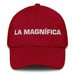 La Devota The Devoted One Mexican Spanish Pride Gift Regalo Dad Hat Mexicada Cranberry