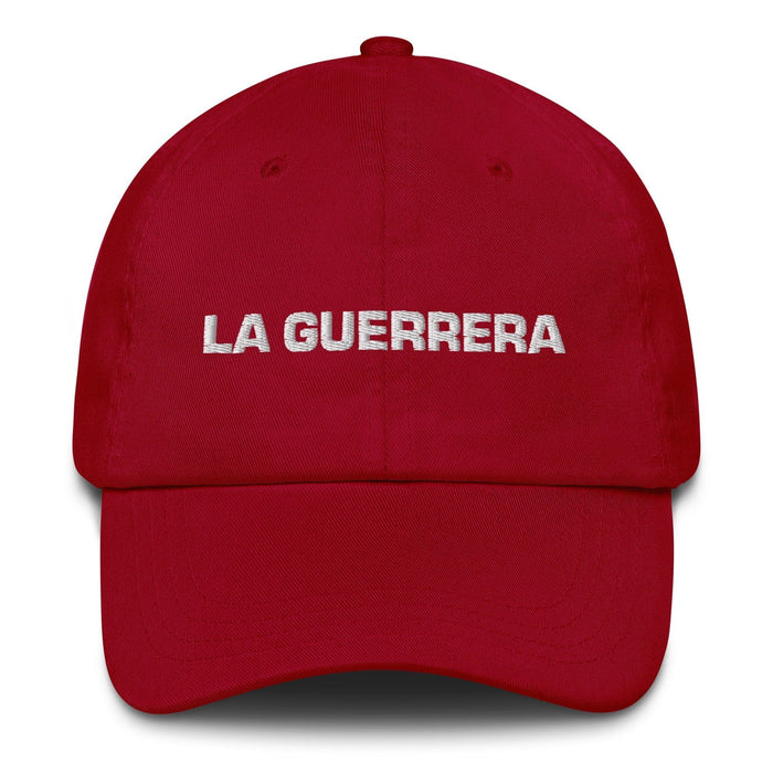 La Guerrera Mexican Spanish Pride Gift Regalo Dad Hat Mexicada Cranberry