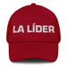 La Líder The Leader Mexican Spanish Pride Gift Regalo Dad Hat Mexicada Cranberry