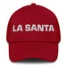 La Santa The Saint Mexican Spanish Pride Gift Regalo Dad Hat Mexicada Cranberry