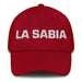 La Sabia The Wise One Mexican Spanish Pride Gift Regalo Dad Hat Mexicada Cranberry