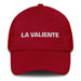 La Valiente The Brave One Mexican Spanish Pride Gift Regalo Dad Hat Mexicada Cranberry