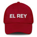 El Rey The King Mexican Spanish Pride Gift Regalo Dad Hat Mexicada Cranberry