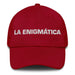 La Enigmática The Enigmatic One Mexican Spanish Pride Gift Regalo Dad Hat Mexicada Cranberry