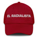 El Radialista The Radio Broadcaster Mexican Spanish Pride Gift Regalo Dad Hat Mexicada Cranberry