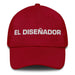 El Diseñador The Designer Mexican Spanish Pride Gift Regalo Dad Hat Mexicada Cranberry